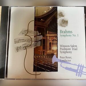 Brahms Symphony No. 1 CD Winston-Salem Piedmont Triad Symphony Classical Music